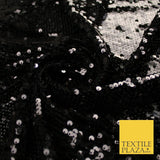 6 COLOURS - Reversible MERMAID FLIP SEQUIN 2 Colour Changing Net Tulle Fabric