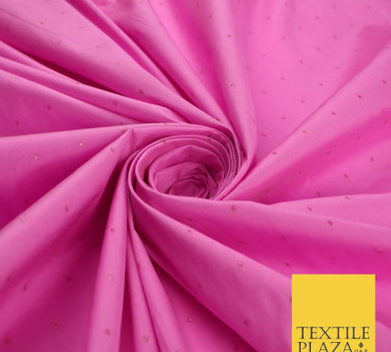 8 COLOURS - High Quality Lurex Dobby Faux Silk Two Tone Taffeta Dress Fabric 56"