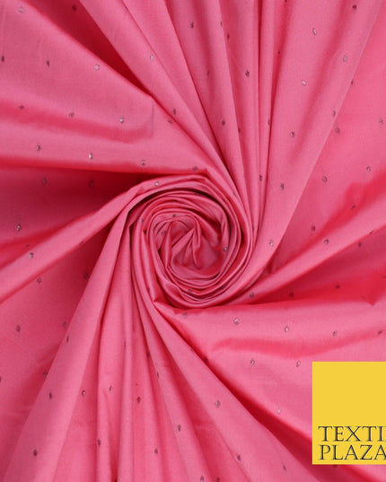 8 COLOURS - High Quality Lurex Dobby Faux Silk Two Tone Taffeta Dress Fabric 56"