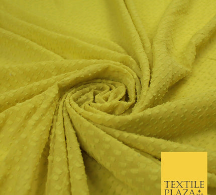 7 COLOURS - Swiss Knot Dot Dobby Sheer Georgette Chiffon Dress Fabric 56"