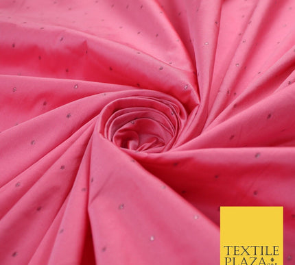 8 COLOURS - High Quality Lurex Dobby Faux Silk Two Tone Taffeta Dress Fabric 56"