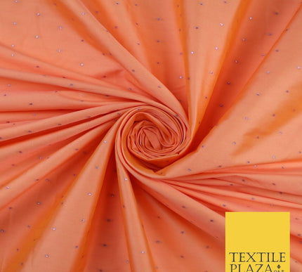 8 COLOURS - High Quality Lurex Dobby Faux Silk Two Tone Taffeta Dress Fabric 56"