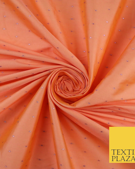 8 COLOURS - High Quality Lurex Dobby Faux Silk Two Tone Taffeta Dress Fabric 56"