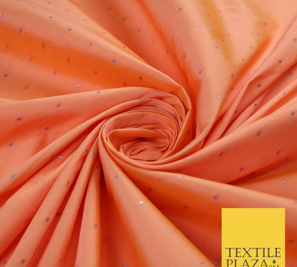 8 COLOURS - High Quality Lurex Dobby Faux Silk Two Tone Taffeta Dress Fabric 56"