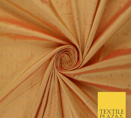 8 COLOURS - High Quality Lurex Dobby Faux Silk Two Tone Taffeta Dress Fabric 56"