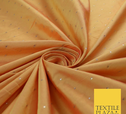 8 COLOURS - High Quality Lurex Dobby Faux Silk Two Tone Taffeta Dress Fabric 56"