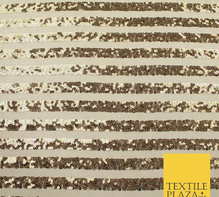 11 COLOURS - Sequin Stripe Sparkly Shiny Stretch Mesh Net Tulle Dress Fabric 58"