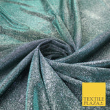 OVER 20 COLOURS - Sparkly Two Tone Glitter Stretch Shimmer Moonlight Fabric 56"