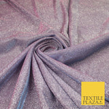 OVER 20 COLOURS - Sparkly Two Tone Glitter Stretch Shimmer Moonlight Fabric 56"