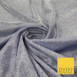 OVER 20 COLOURS - Sparkly Two Tone Glitter Stretch Shimmer Moonlight Fabric 56"