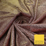 OVER 20 COLOURS - Sparkly Two Tone Glitter Stretch Shimmer Moonlight Fabric 56"