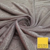 OVER 20 COLOURS - Sparkly Two Tone Glitter Stretch Shimmer Moonlight Fabric 56"