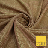 OVER 20 COLOURS - Sparkly Two Tone Glitter Stretch Shimmer Moonlight Fabric 56"