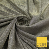 OVER 20 COLOURS - Sparkly Two Tone Glitter Stretch Shimmer Moonlight Fabric 56"