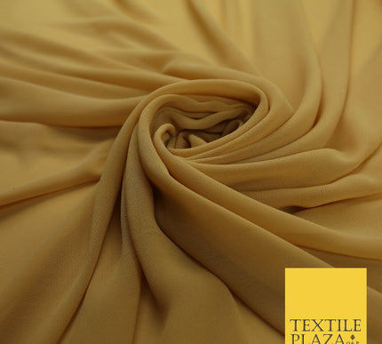 70 COLOURS Plain Dyed Chiffon Fine Soft Georgette Sheer Dress Fabric 57" Wide