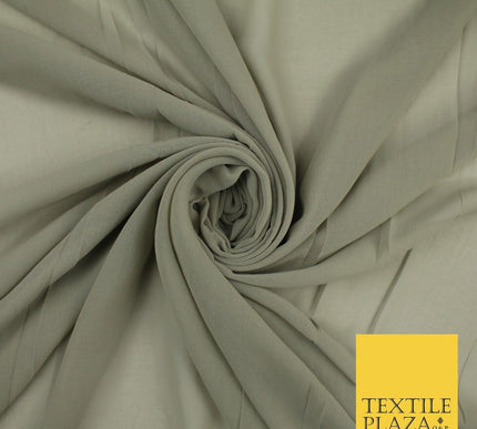 70 COLOURS Plain Dyed Chiffon Fine Soft Georgette Sheer Dress Fabric 57" Wide