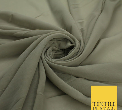 70 COLOURS Plain Dyed Chiffon Fine Soft Georgette Sheer Dress Fabric 57" Wide