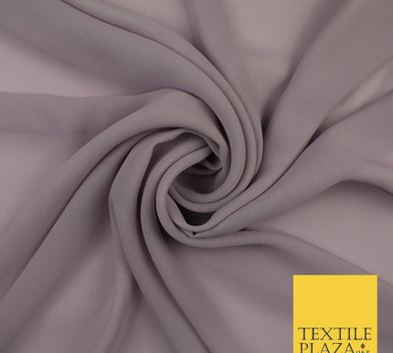 70 COLOURS Plain Dyed Chiffon Fine Soft Georgette Sheer Dress Fabric 57" Wide