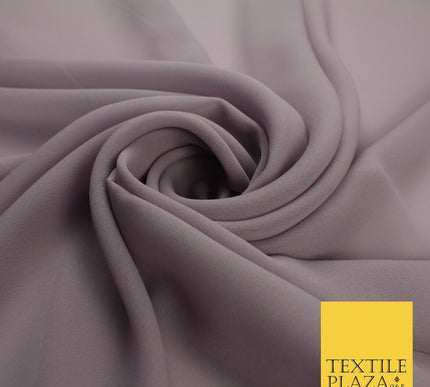 70 COLOURS Plain Dyed Chiffon Fine Soft Georgette Sheer Dress Fabric 57" Wide