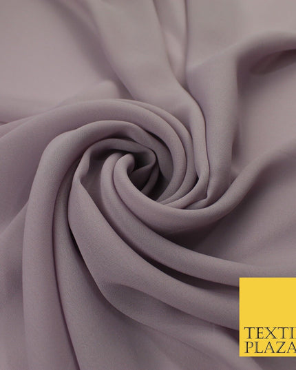 70 COLOURS Plain Dyed Chiffon Fine Soft Georgette Sheer Dress Fabric 57" Wide