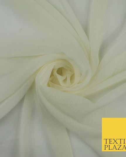 70 COLOURS Plain Dyed Chiffon Fine Soft Georgette Sheer Dress Fabric 57" Wide