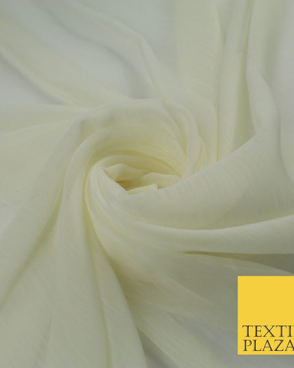 70 COLOURS Plain Dyed Chiffon Fine Soft Georgette Sheer Dress Fabric 57" Wide