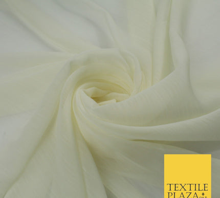 70 COLOURS Plain Dyed Chiffon Fine Soft Georgette Sheer Dress Fabric 57" Wide