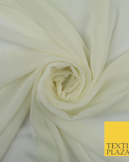 70 COLOURS Plain Dyed Chiffon Fine Soft Georgette Sheer Dress Fabric 57" Wide