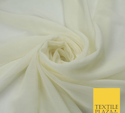 70 COLOURS Plain Dyed Chiffon Fine Soft Georgette Sheer Dress Fabric 57" Wide