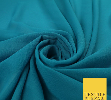 70 COLOURS Plain Dyed Chiffon Fine Soft Georgette Sheer Dress Fabric 57" Wide