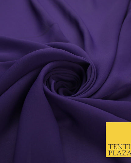 70 COLOURS Plain Dyed Chiffon Fine Soft Georgette Sheer Dress Fabric 57" Wide