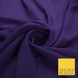 70 COLOURS Plain Dyed Chiffon Fine Soft Georgette Sheer Dress Fabric 57" Wide