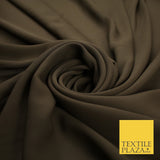 70 COLOURS Plain Dyed Chiffon Fine Soft Georgette Sheer Dress Fabric 57" Wide