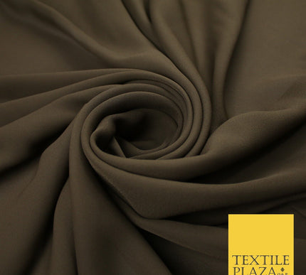 70 COLOURS Plain Dyed Chiffon Fine Soft Georgette Sheer Dress Fabric 57" Wide