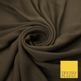 70 COLOURS Plain Dyed Chiffon Fine Soft Georgette Sheer Dress Fabric 57" Wide