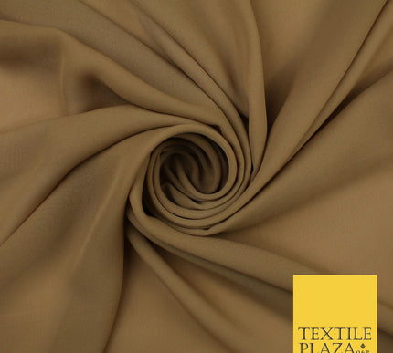 70 COLOURS Plain Dyed Chiffon Fine Soft Georgette Sheer Dress Fabric 57" Wide
