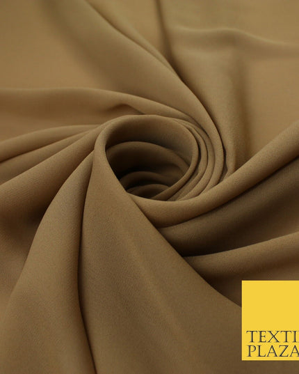 70 COLOURS Plain Dyed Chiffon Fine Soft Georgette Sheer Dress Fabric 57" Wide