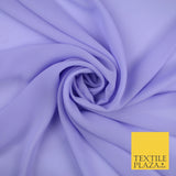70 COLOURS Plain Dyed Chiffon Fine Soft Georgette Sheer Dress Fabric 57" Wide