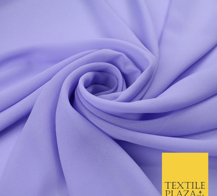 70 COLOURS Plain Dyed Chiffon Fine Soft Georgette Sheer Dress Fabric 57" Wide