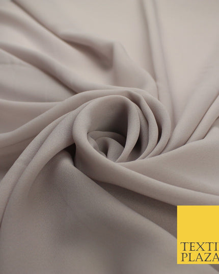 70 COLOURS Plain Dyed Chiffon Fine Soft Georgette Sheer Dress Fabric 57" Wide