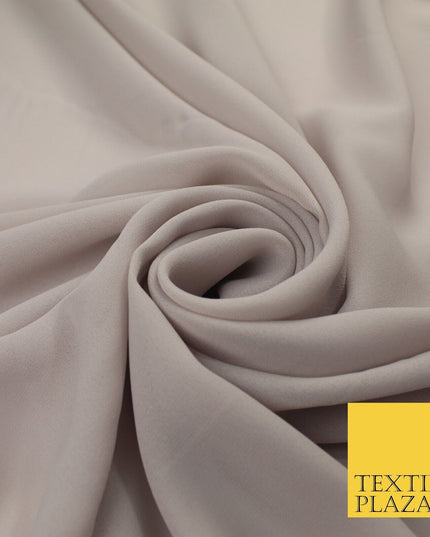 70 COLOURS Plain Dyed Chiffon Fine Soft Georgette Sheer Dress Fabric 57" Wide