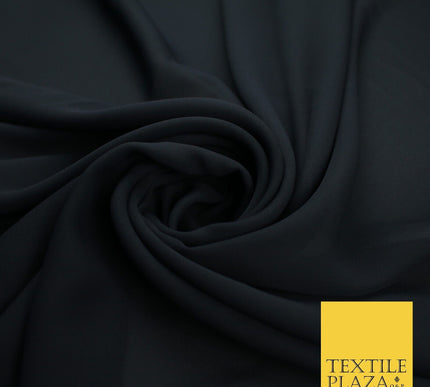 70 COLOURS Plain Dyed Chiffon Fine Soft Georgette Sheer Dress Fabric 57" Wide