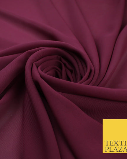 70 COLOURS Plain Dyed Chiffon Fine Soft Georgette Sheer Dress Fabric 57" Wide