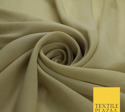 70 COLOURS Plain Dyed Chiffon Fine Soft Georgette Sheer Dress Fabric 57" Wide