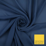 70 COLOURS Plain Dyed Chiffon Fine Soft Georgette Sheer Dress Fabric 57" Wide