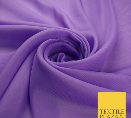 70 COLOURS Plain Dyed Chiffon Fine Soft Georgette Sheer Dress Fabric 57" Wide