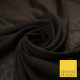 70 COLOURS Plain Dyed Chiffon Fine Soft Georgette Sheer Dress Fabric 57" Wide