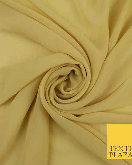 70 COLOURS Plain Dyed Chiffon Fine Soft Georgette Sheer Dress Fabric 57" Wide