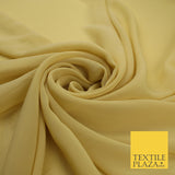 70 COLOURS Plain Dyed Chiffon Fine Soft Georgette Sheer Dress Fabric 57" Wide