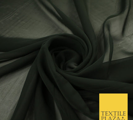 70 COLOURS Plain Dyed Chiffon Fine Soft Georgette Sheer Dress Fabric 57" Wide